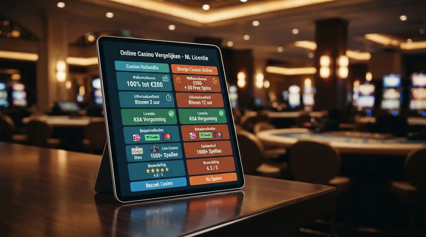 Een vergelijkend overzicht van Nederlandse casino's met iDEAL